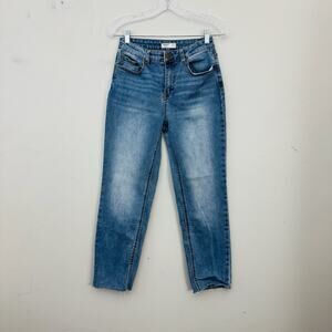 Oat New York Cropped Straight Leg Denim Jeans Women’s Size 27